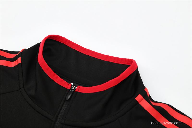 Retro 05/06 AC Milan Black Half Zipper Jacket