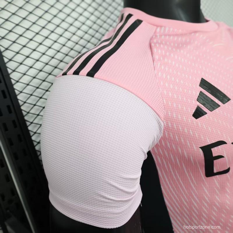 Player Version 25/26 Arsenal Pink Pre-Match Jersey