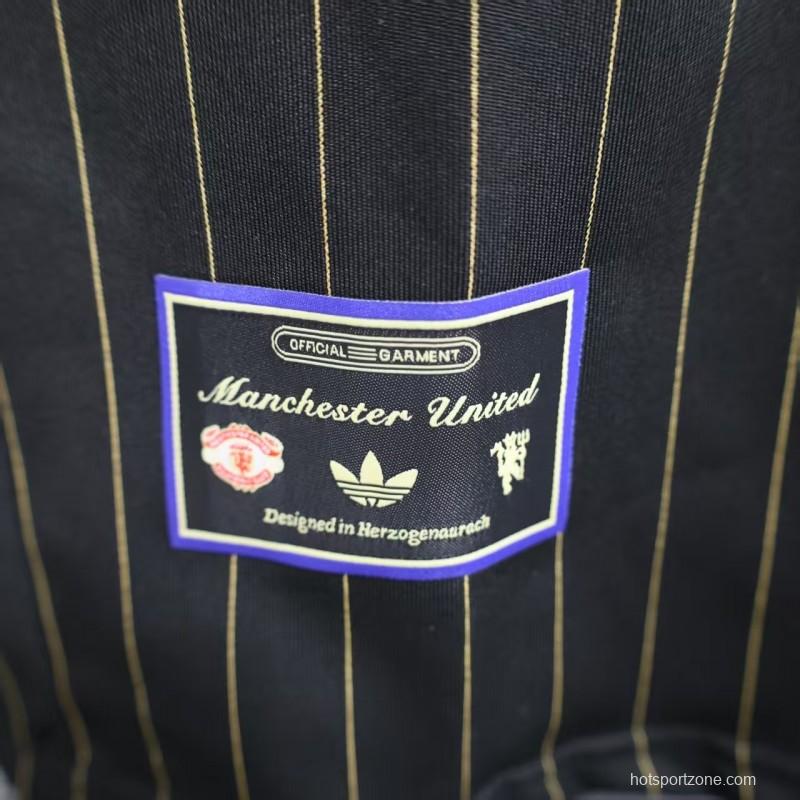 Player Version 25/26 Manchester United Black Casual Jersey