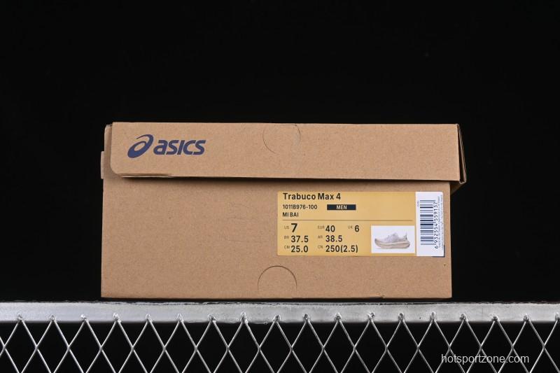 Asics Trabuco Max 4 Professional Running Shoes with Breathable Design - 1011B976-100
