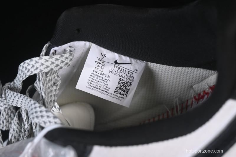 Nike Air Force 1'07 Low Casual Sneakers in White Black Gray - YF9511-805