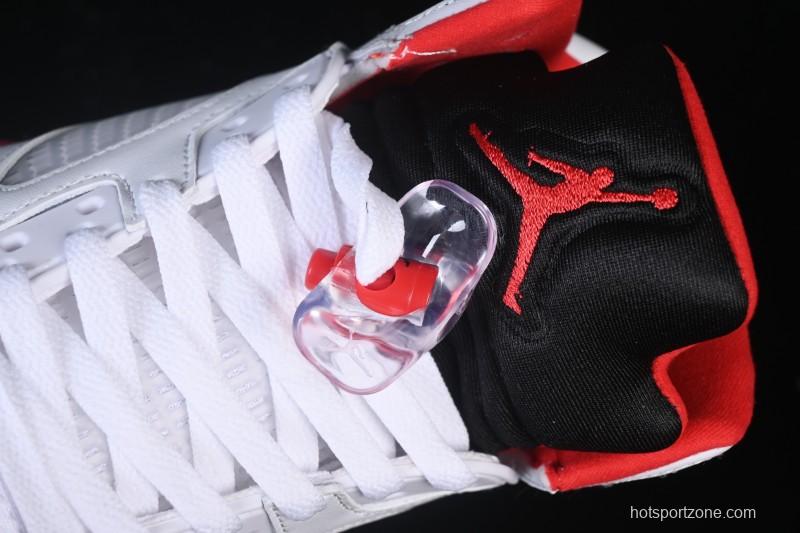 Nike Air Jordan 5 Retro Fire Red Black Tongue Basketball Shoes - HQ7978-101