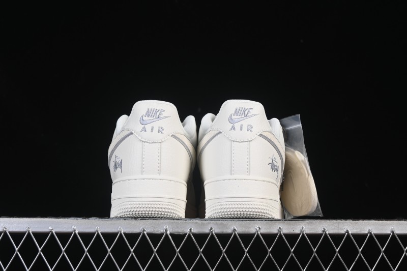 Nike Air Force 1 '07 Low Stussy Collaboration Beige Low-Top Casual Sneakers - CS5288-034