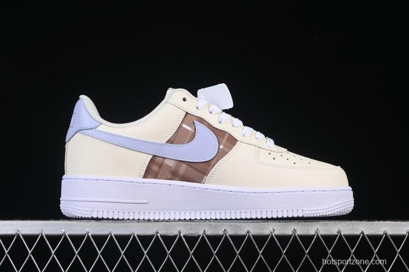 Nike Air Force 1'07 Low Casual Sneakers with Full-Length Air Cushion - IH7352-001