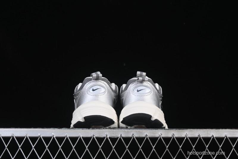 Nike P-6000 Retro Casual Sports Kids Shoes - Silver White Swoosh