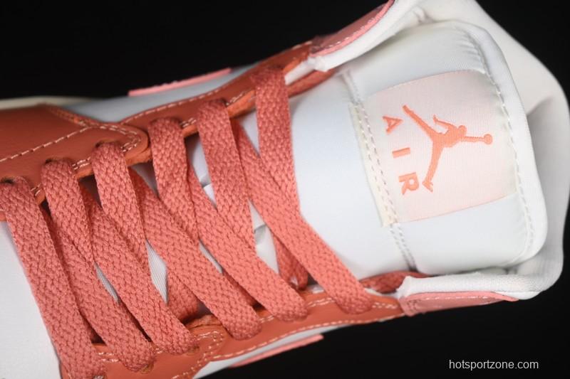 Nike Air Jordan 1 Mid AJ1 Orange Sunshine - DQ8426-180