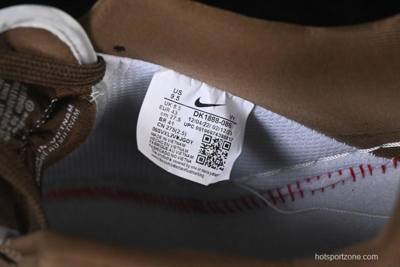 Nike Air Force 1 '07 Low LV Collaboration Military Green Silver Black Casual Sneakers - DK0188-086