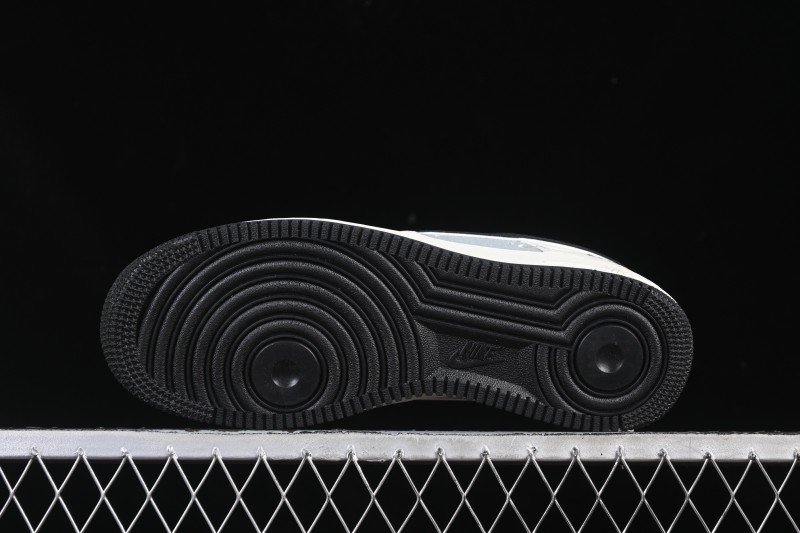 Nike Air Force 1'07 Low Gucci Collaboration White Gray Black Casual Sneakers - YF9511-808