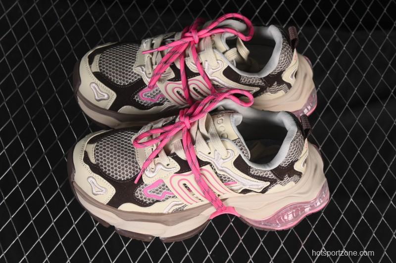 Adidas GG-CC Star Same Style Lace-up Hollow Crystal Sole Chunky Sneakers - G25X3232B