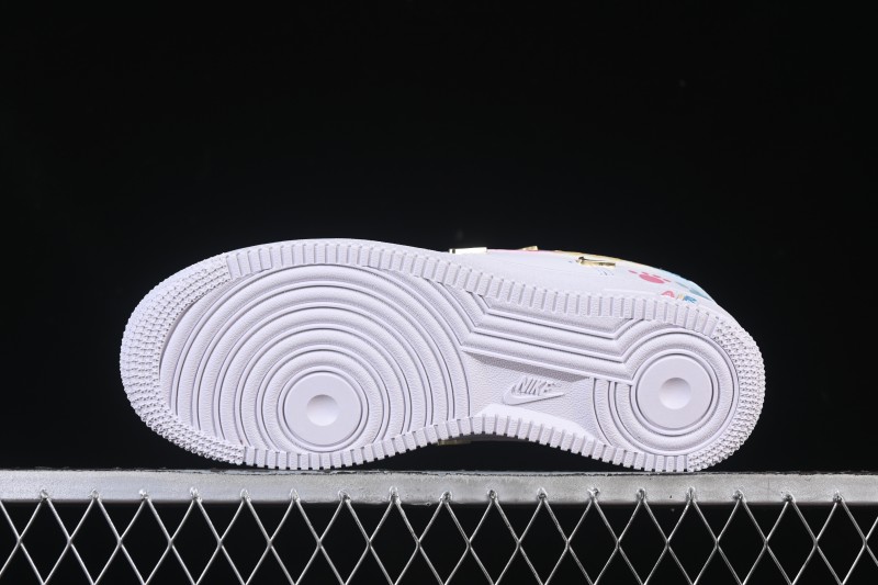 Nike Air Force 1'07 Low Four Hook Rainbow Cake Casual Sneakers - ZH0316-115