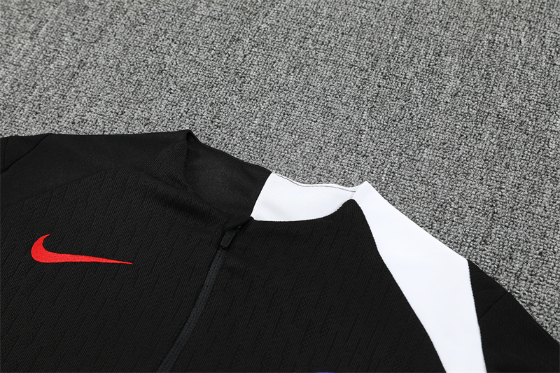 Player Version 25/26 PSG Black T90 Half Zipper Jacket+Long Pants