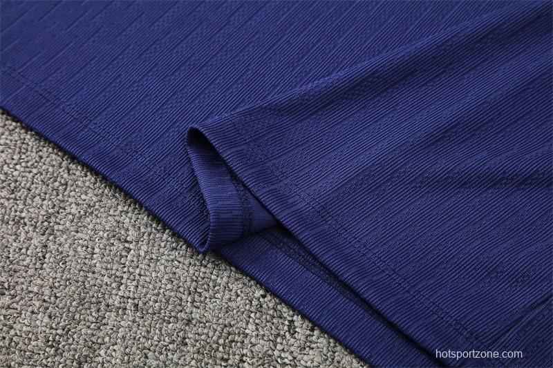 Player Version 25/26 Barcelona Royal Blue T90 Half Zipper Jacket+Long Pants