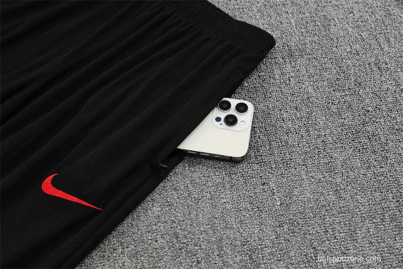 Player Version 25/26 PSG Black T90 Half Zipper Jacket+Long Pants