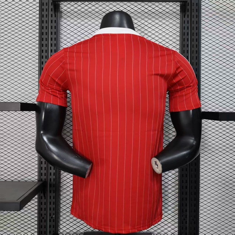 Player Version 25/26 Manchester United Red Adidas Original Casual Jersey