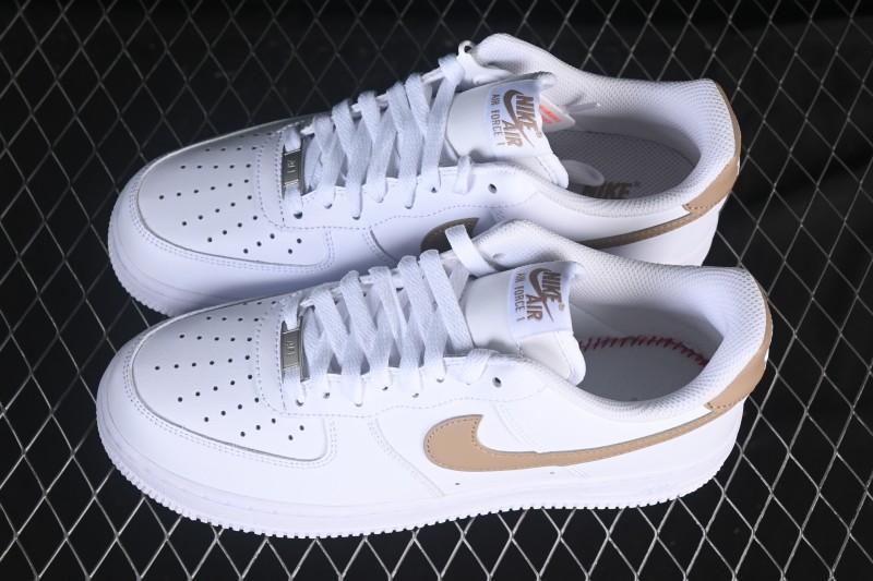 Nike Air Force 1 '07 Low Basketball Shoes with Classic Leather Upper and Air-Sole Cushioning - FJ4146-120