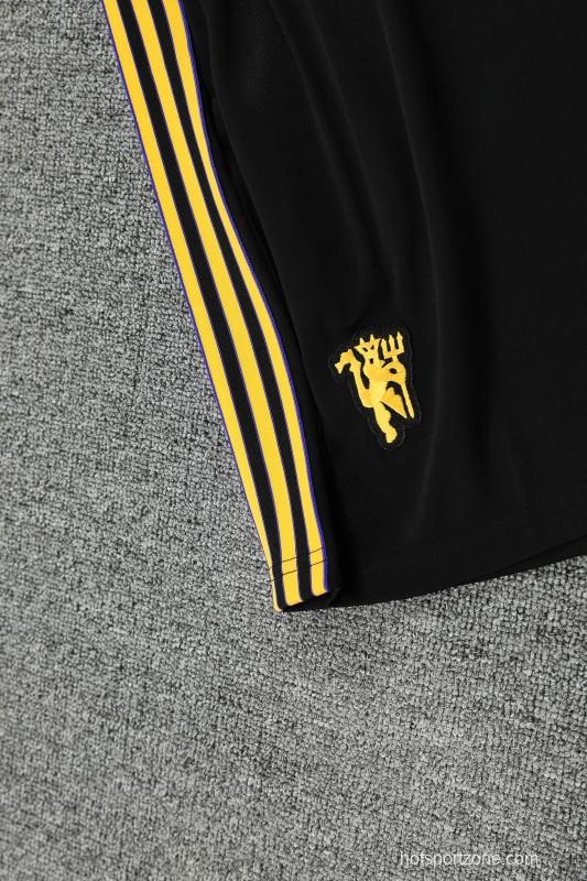 25/26 Manchester United Adidas Original Wine Vest Jersey+Shorts