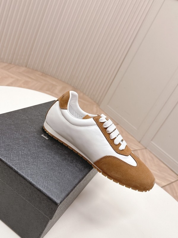 Prada 25ss New Agate Sneakers Retro Training Shoes - LY00300