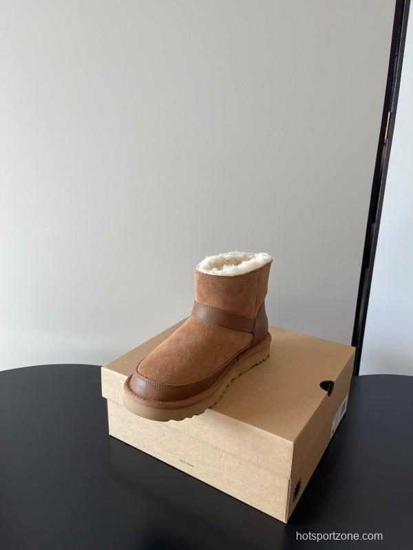 UGG 4512 Flat Buckle Ultra Wool Anti-Slip Snow Boots - AS00290