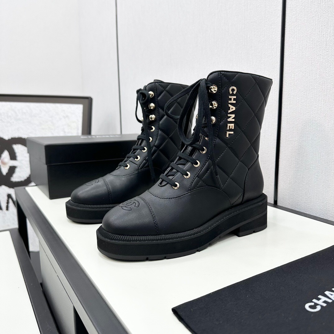 Chanel Fall/Winter Heavy-Duty Boots with Rubber Foam Sole - LY00380/LY00390