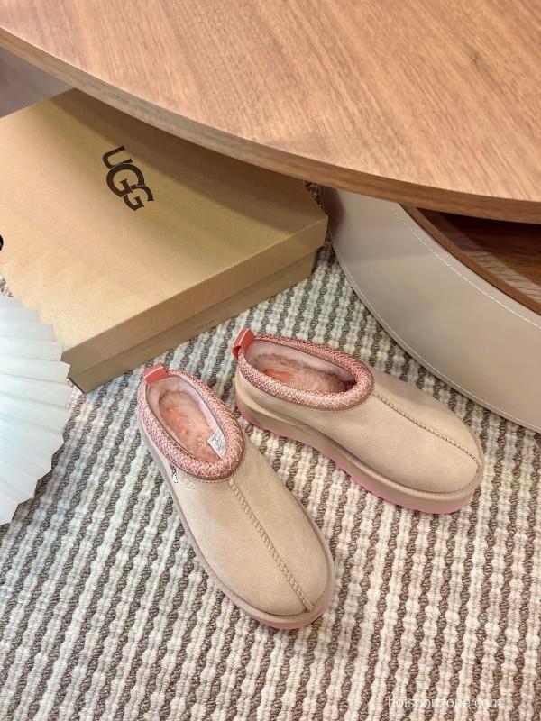 UGG Tazz Platform Wool Slipper Boots - MJ00230