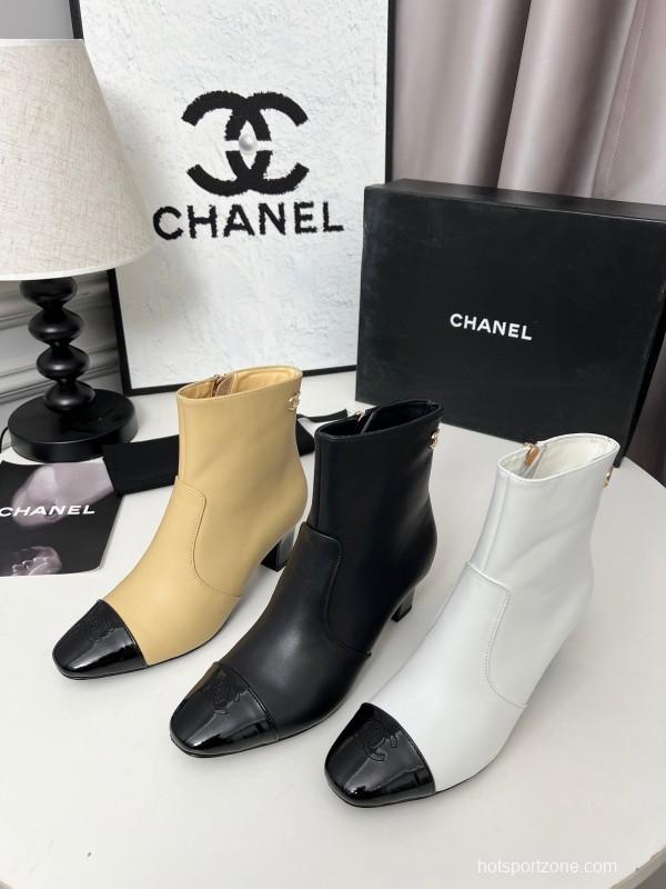 Chanel 2025/SS Double C Heel Fashion Boots - LY00370/LY00400