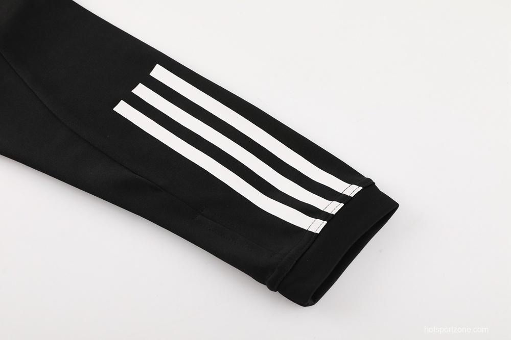 23/24 Turkey Black S-2XL Half Zipper Jacket+Long Pants