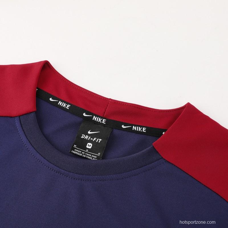 2025 England Purple Short Sleeve+Soccer Shorts