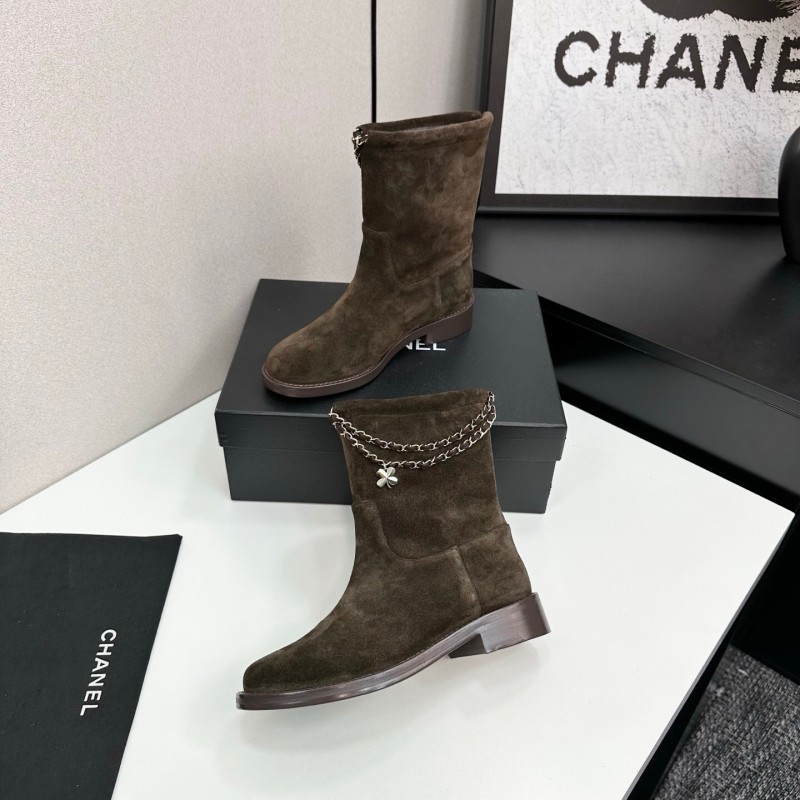 Chanel 2025 SS Short Boots Essential Fall Winter Item - LY00420