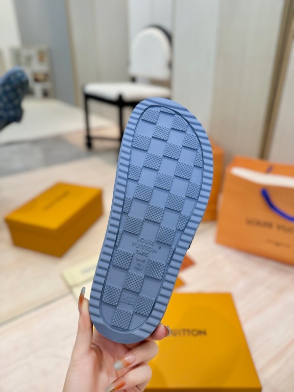 Louis Vuitton 2025 SS Monogram Sandals Couple Edition Lazy Style - KFY00291