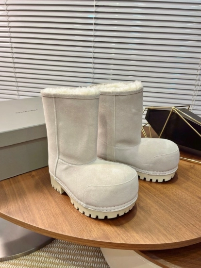 Balenciaga 2025 SS Oversized High Heel Snow Boots - AS00520