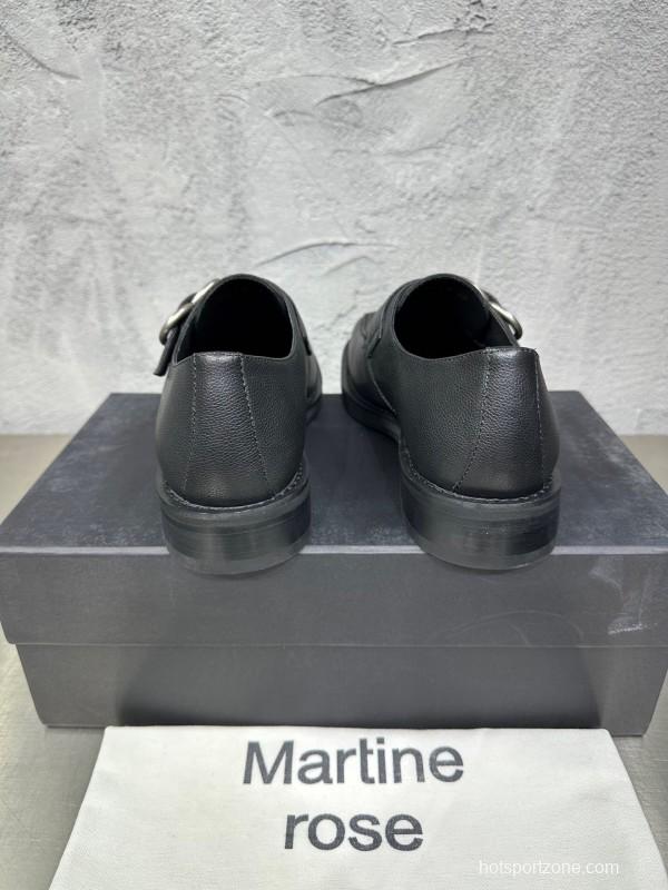 Adidas 2025 SS Square Toe Derby Shoes with Chain Buckle - KFY00420