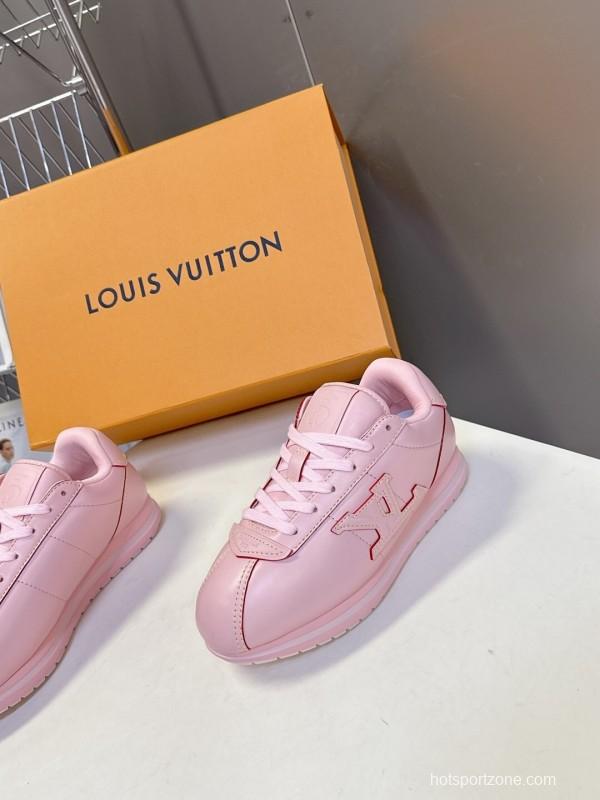 Louis Vuitton 2025 SS Pharrell Williams Collaboration Thick Sole Sneakers Retro Running Shoes - KFY00380