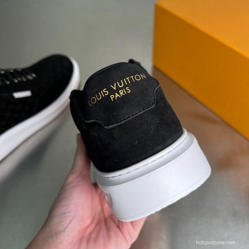 Louis Vuitton Beverly Hills Low-Top Fashion Sneakers for Men - YC