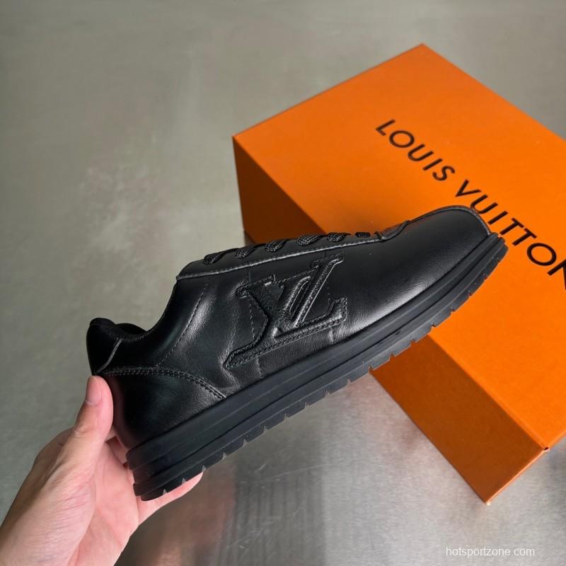 LV Louis Vuitton 2025 SS Pharrell Williams Collaboration Platform Casual Sneakers - YC