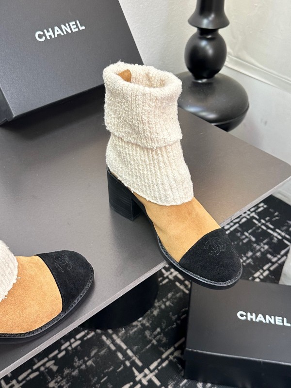 Chanel 2025 SS Short Boots Essential Fall Winter Item - LY00260