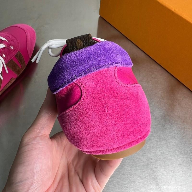 Lv Sneakerina 2025 SS Ballet Round Toe Lace-Up Low Top Lifestyle Casual Shoes - YC