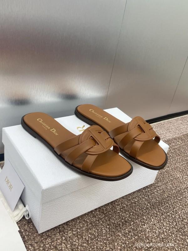 Dior D-Club Jelly Color Hollow Layered Cross Strap Women Sandals - KFY00280