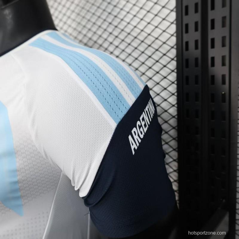 Player Version 2026 Argentina White Training Jersey