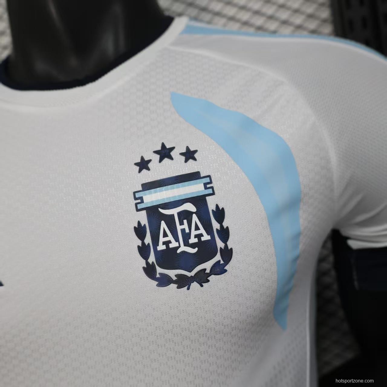 Player Version 2026 Argentina White Training Jersey
