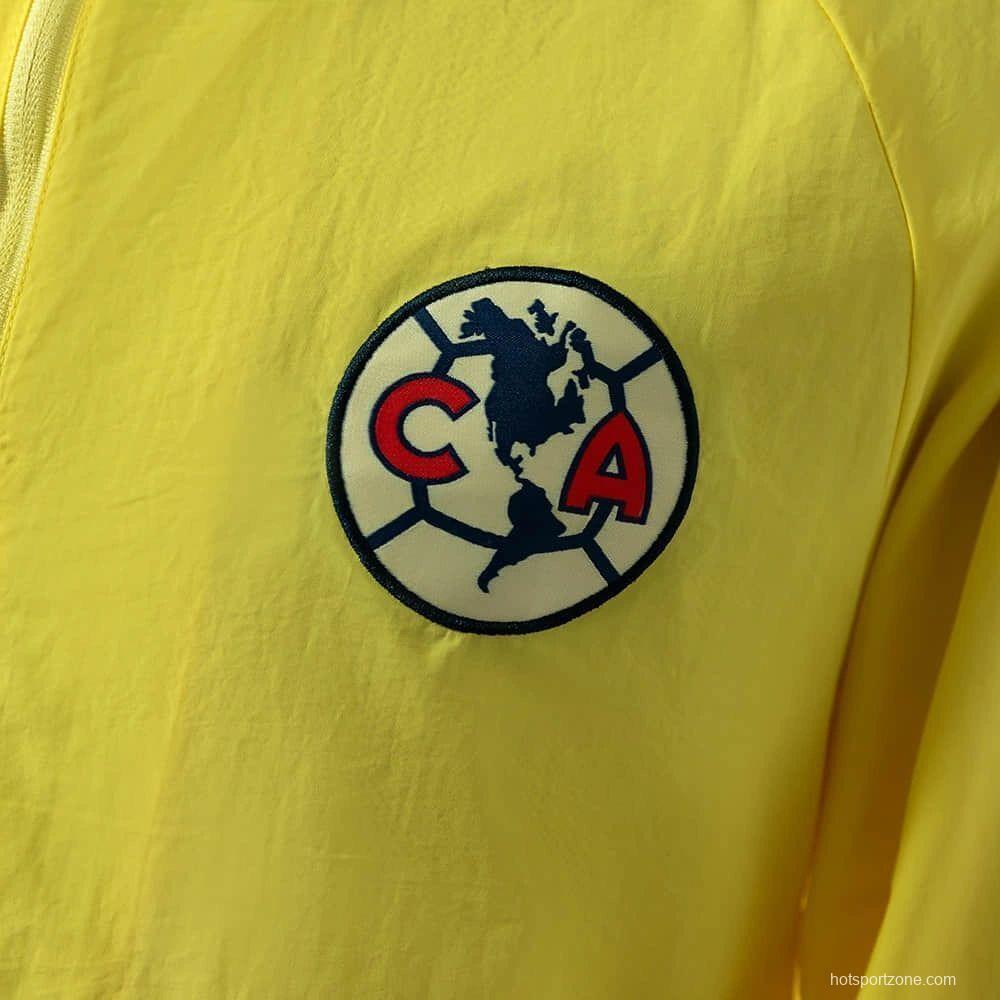 2026 Club America Yellow Jacket Windbreaker