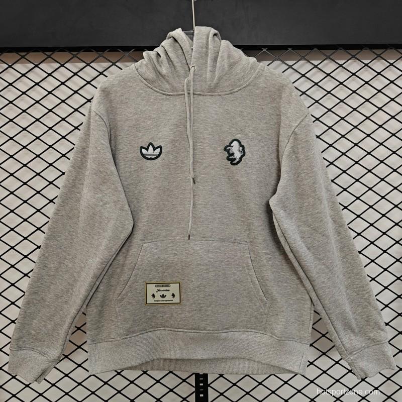 25/26 Juventus Embroidered Logo Hoodie 9 Colors