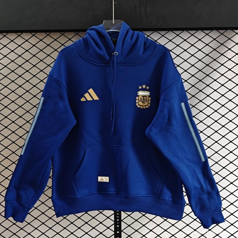 Player Version 2026  Argentina Home Fleece Hoodie 9 Colors