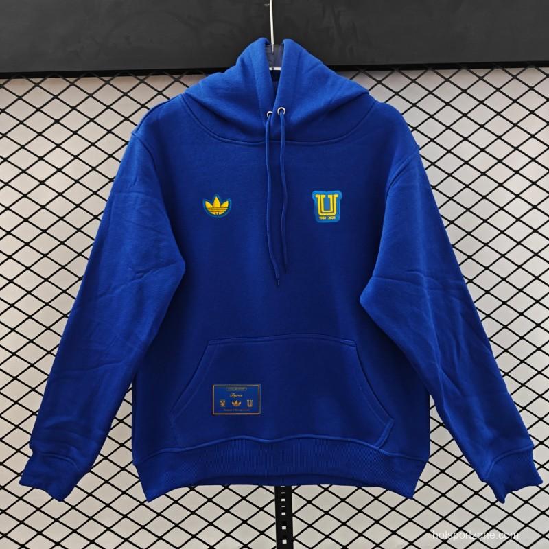 25/26 Tigres UANL Embroidered Logo Hoodie 9 Colors