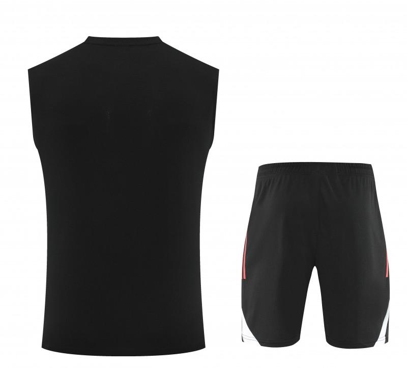 26/27 Liverpool Black Sleeveless Training Vest +Shorts Set