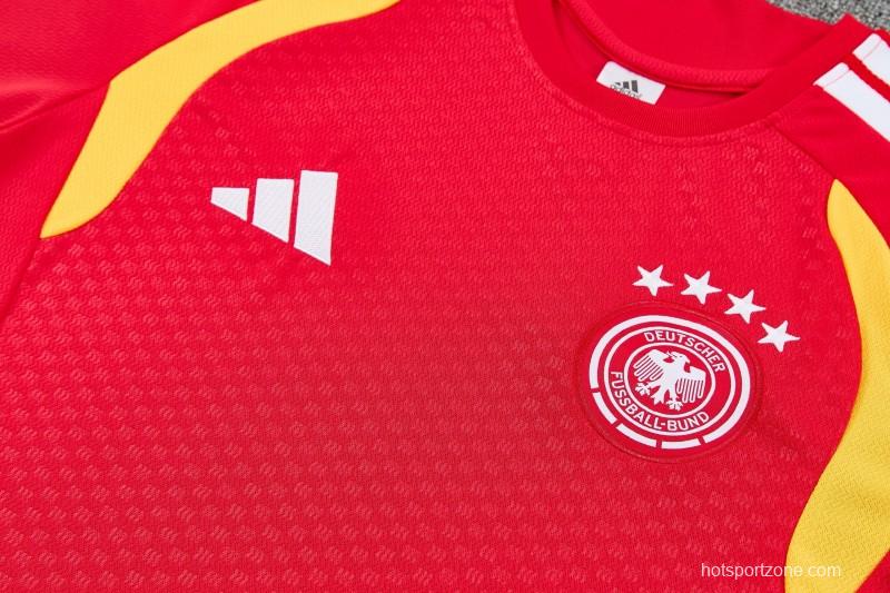 26/27  Germany Red Short Sleeve+Soccer Shorts