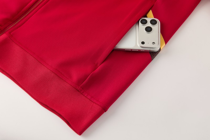 2026 Nike Red Full Zipper Jacket + Long Pants