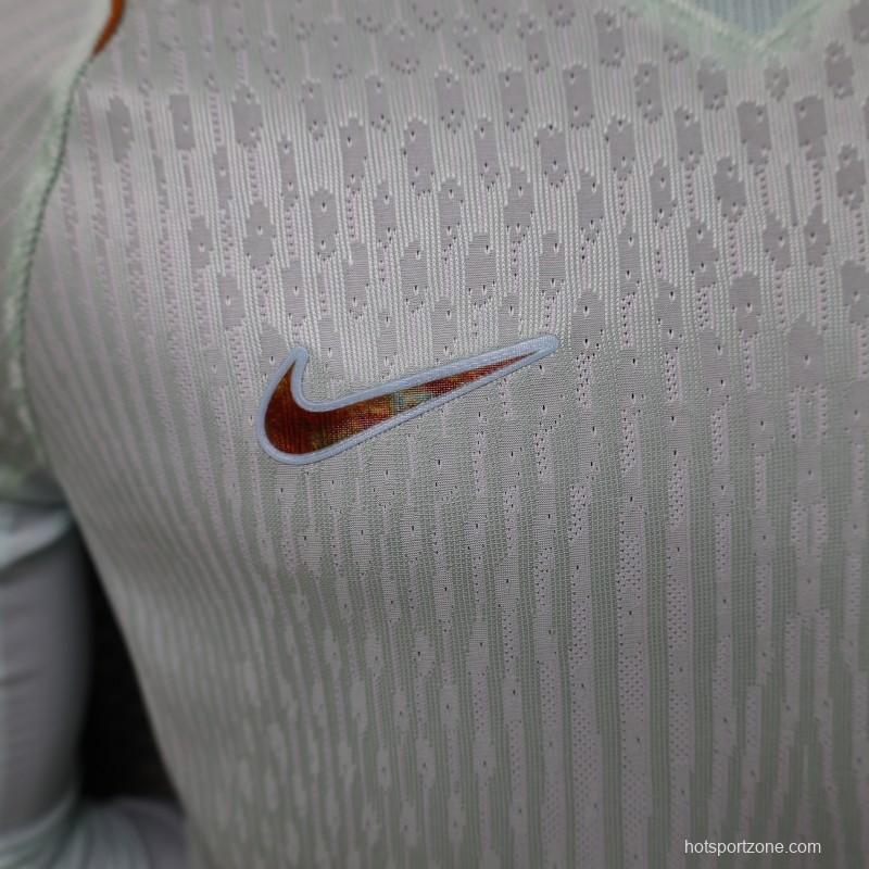 Player Version 26/27 France Mint Green Away Long Sleeve Jersey