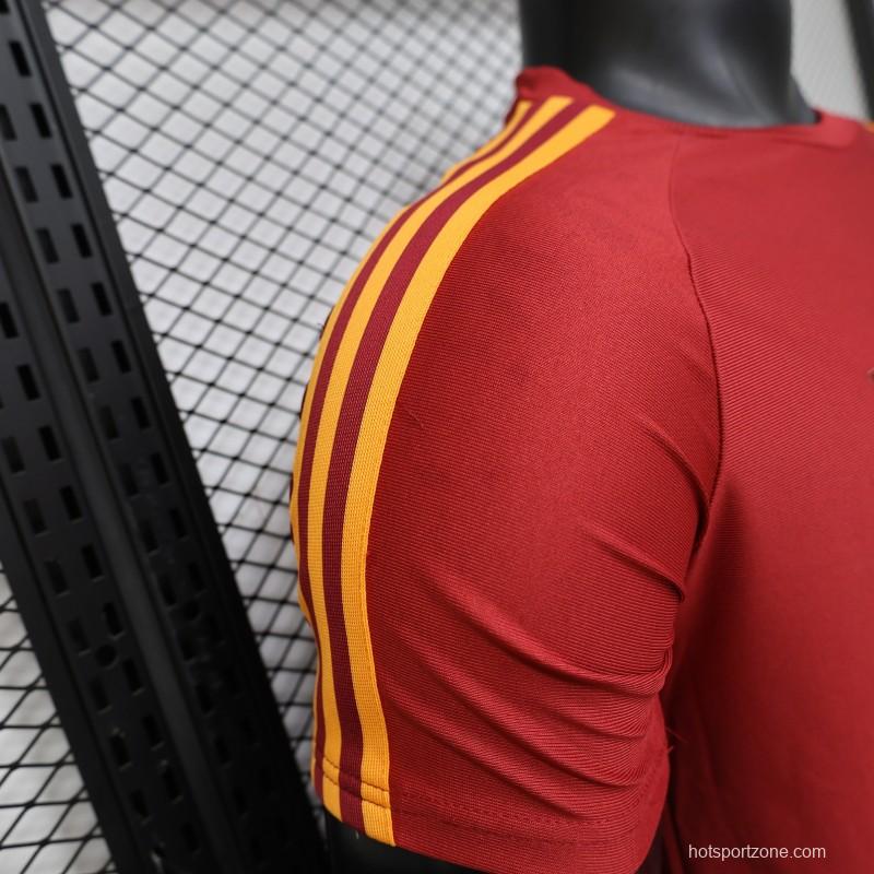 Player Version 2026 AS Roma x Adidas Originals Retro Deep Red Home Jersey