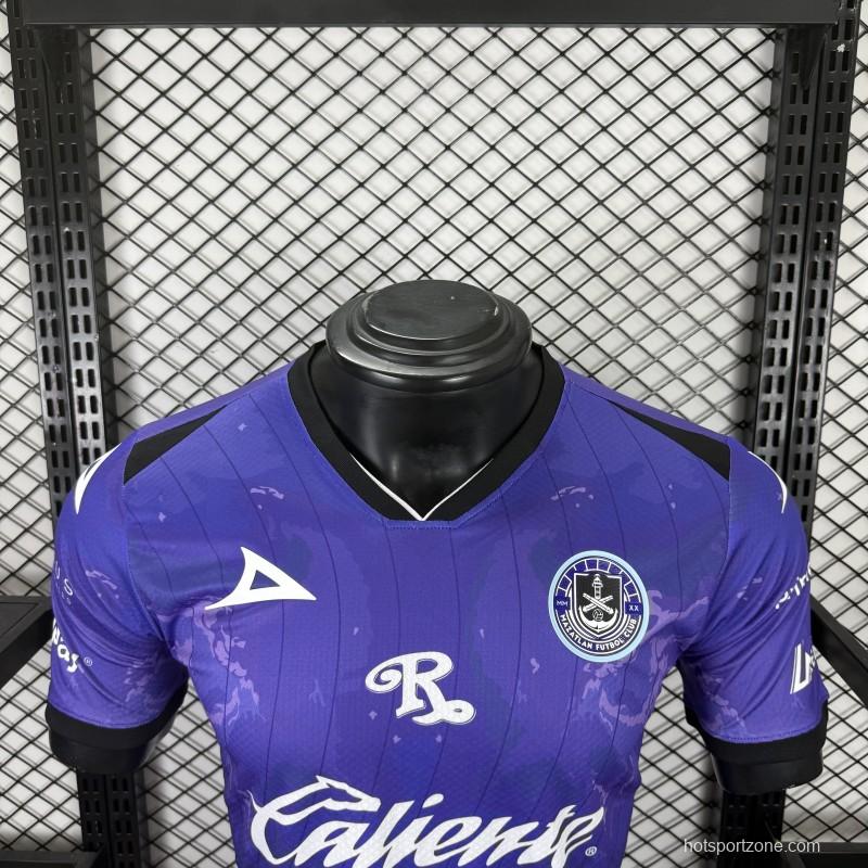 Player Version 25/26 Mazatlán FC Purple with Marble Wash Texture Jersey