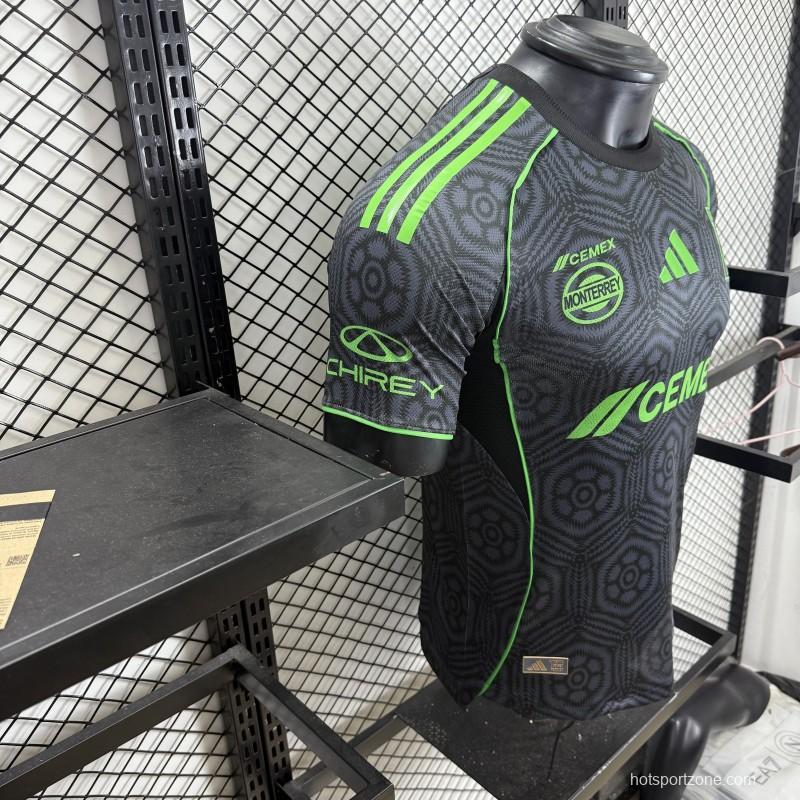 Player Version 25/26 Tigres UANL Adidas Third / Special Edition Black Jersey